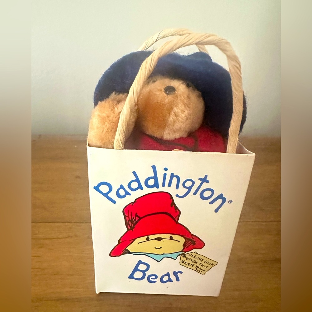 Mini Paddington Bear Eden Toys Plush Toy in Bag, 1987